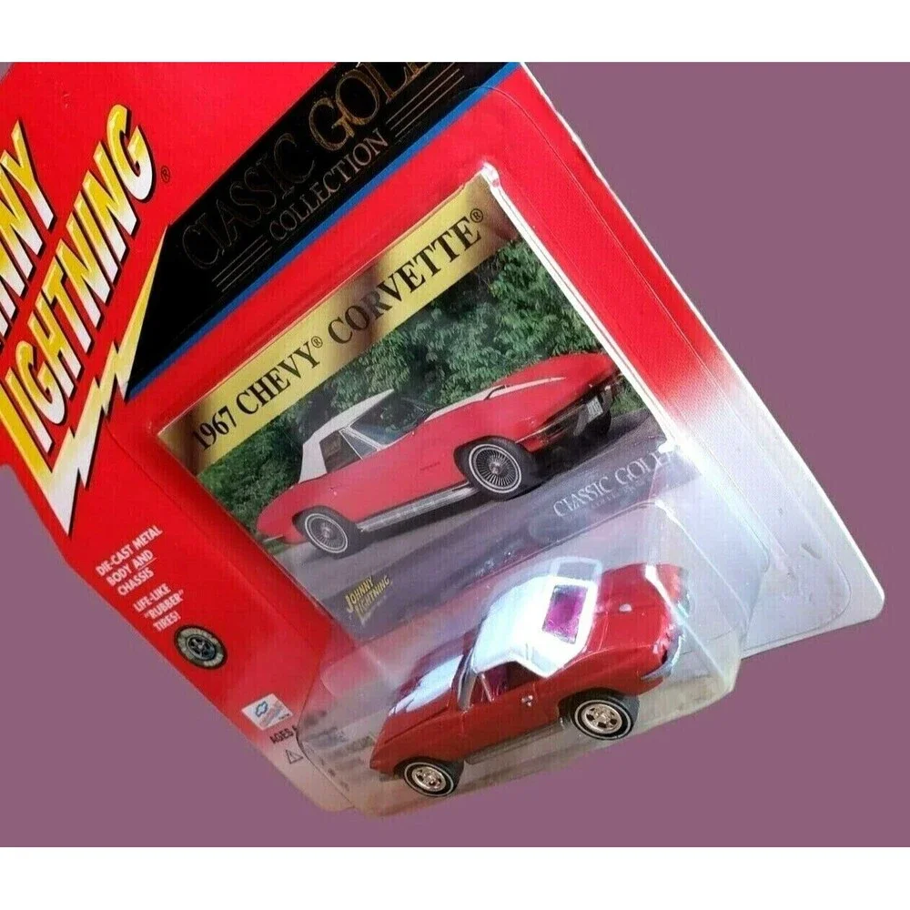 2000 Johnny Lightning 1967 CHEVY CHEVROLET Classic Gold Collection RED RRs 1:64